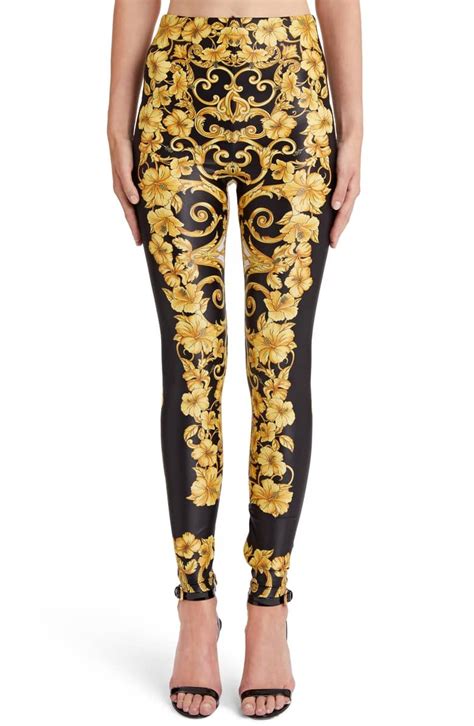 versace leggings and top|versace leggings outfit.